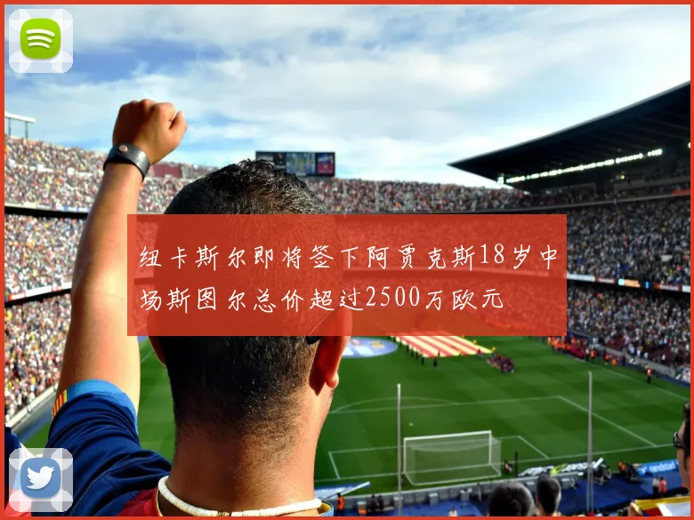 纽卡斯尔即将签下阿贾克斯18岁中场斯图尔总价超过2500万欧元